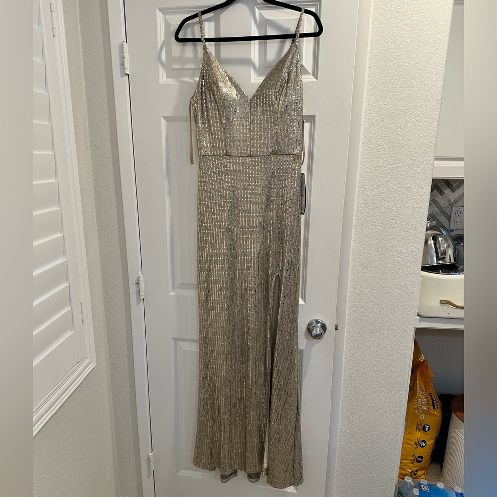 Macy’s Long Social Gown by City Studios